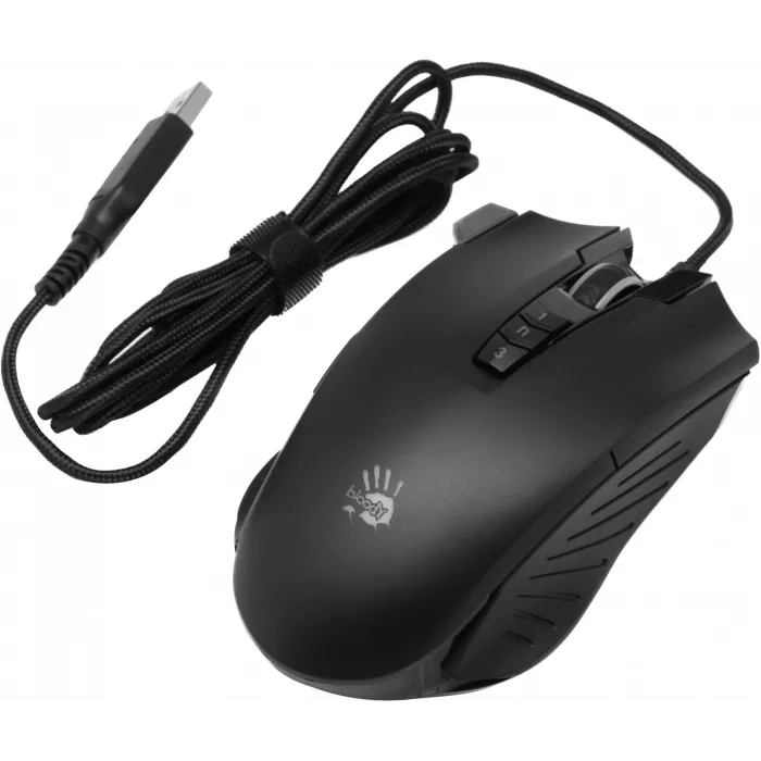 Мышь A4Tech Bloody V9M черный оптическая 6200dpi USB 9but