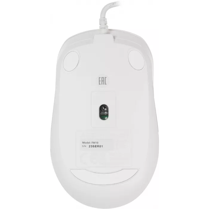 Мышь A4Tech Fstyler FM10 белый/серый оптическая 1600dpi USB 4but (FM10 WHITE)