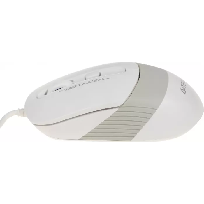 Мышь A4Tech Fstyler FM10 белый/серый оптическая 1600dpi USB 4but (FM10 WHITE)