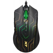 Мышь A4Tech X89 Maze черный оптическая 2400dpi USB 8but (X89 (MAZE))