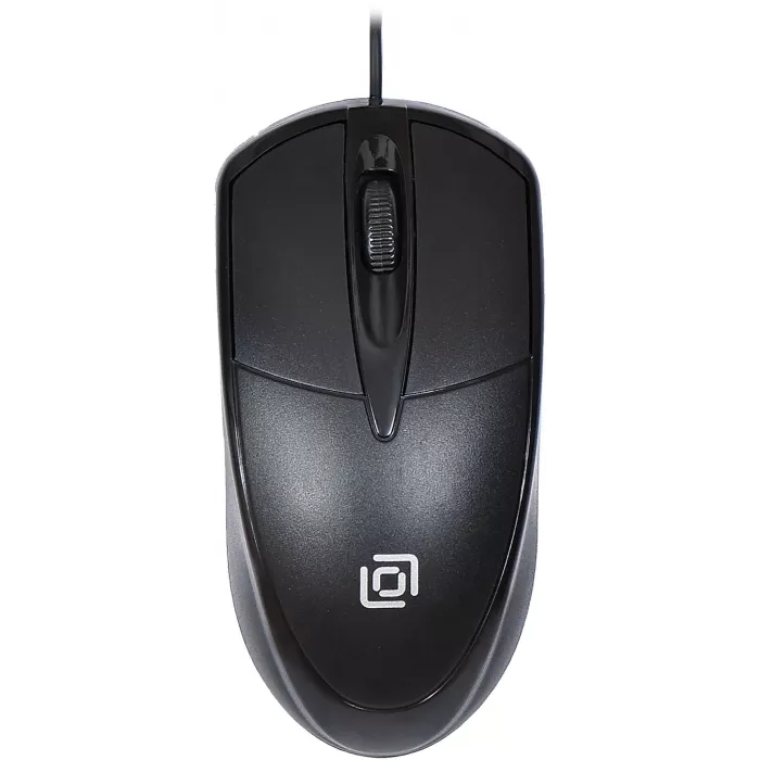 Мышь Оклик 125M черный оптическая 1200dpi USB 3but (1175317)
