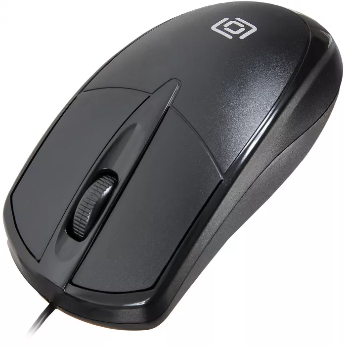 Мышь Оклик 125M черный оптическая 1200dpi USB 3but (1175317)