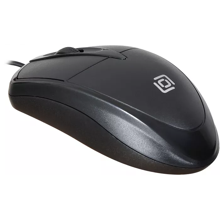 Мышь Оклик 125M черный оптическая 1200dpi USB 3but (1175317)