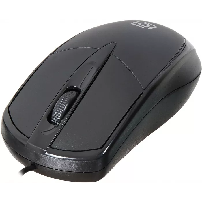 Мышь Оклик 125M черный оптическая 1200dpi USB 3but (1175317)