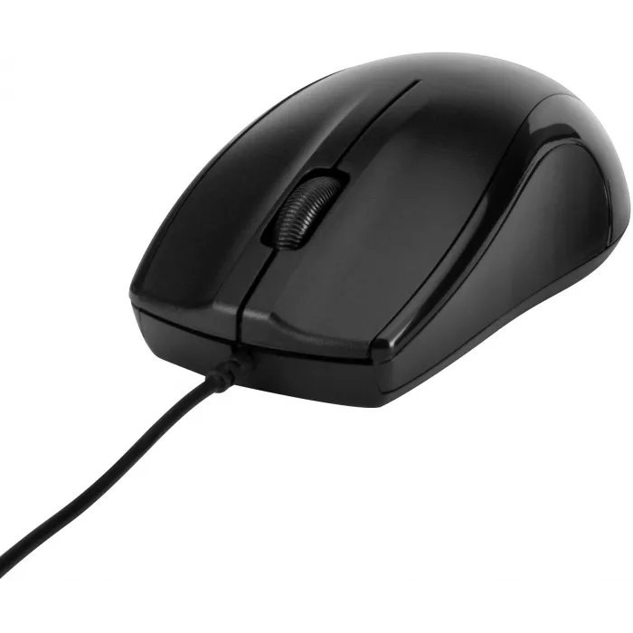 Мышь Оклик 185V2 черный оптическая 1200dpi USB для ноутбука 3but (1185962)