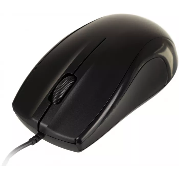 Мышь Оклик 185V2 черный оптическая 1200dpi USB для ноутбука 3but (1185962)