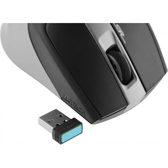 Мышь A4Tech Fstyler FG35 серый/черный оптическая 2000dpi беспров. USB 6but (FG35 GREY)