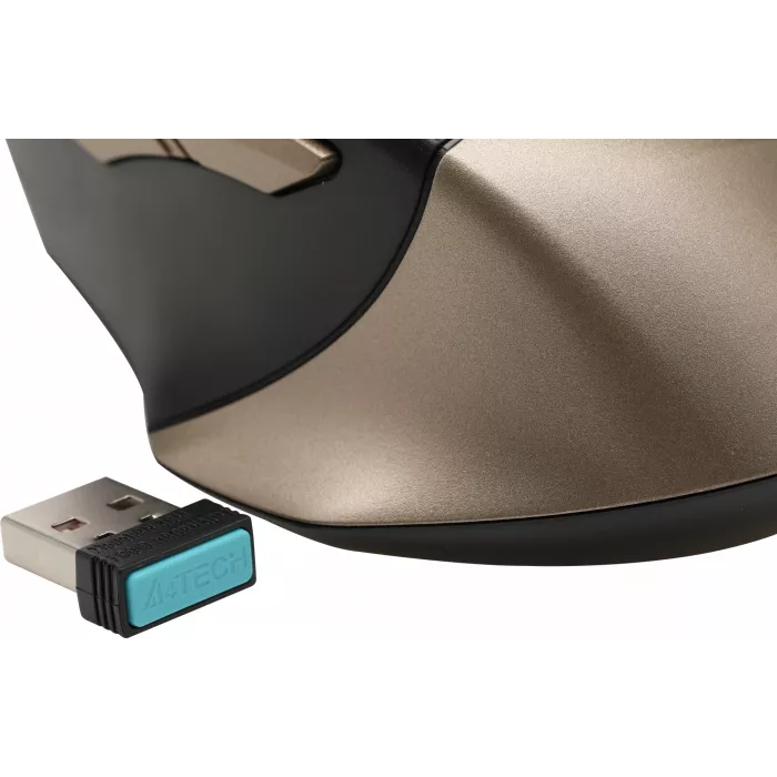 Мышь A4Tech Fstyler FG35 бронзовый/черный оптическая 2000dpi беспров. USB 6but (FG35 BRONZE)