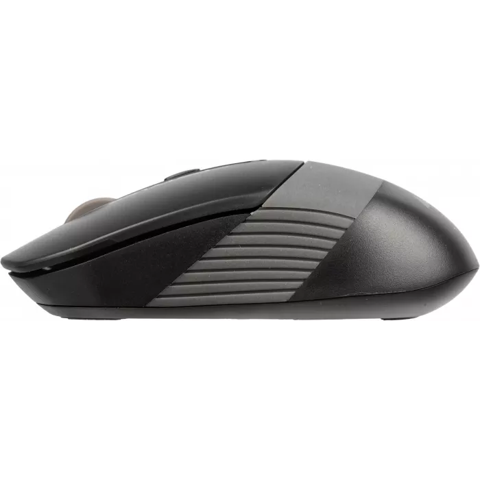 Мышь A4Tech Fstyler FG10S черный/серый оптическая 2000dpi silent беспров. USB для ноутбука 4but (FG10S GREY)