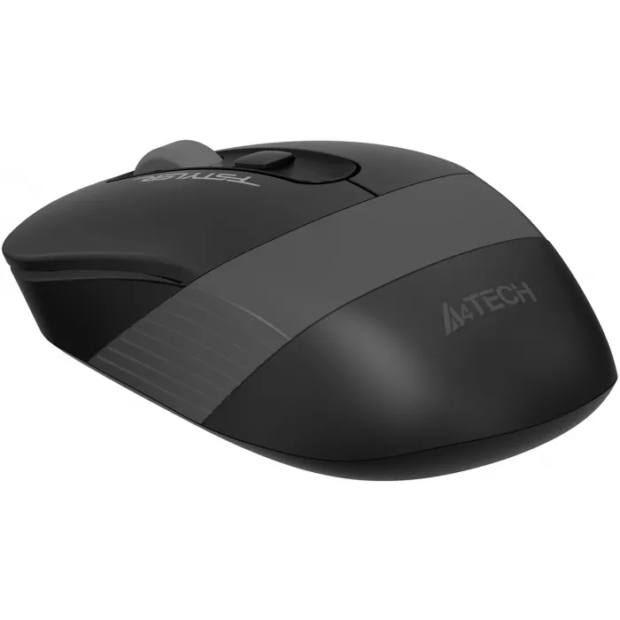 Мышь A4Tech Fstyler FG10S черный/серый оптическая 2000dpi silent беспров. USB для ноутбука 4but (FG10S GREY)