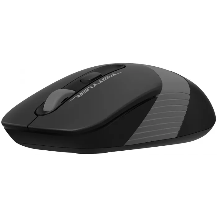 Мышь A4Tech Fstyler FG10S черный/серый оптическая 2000dpi silent беспров. USB для ноутбука 4but (FG10S GREY)