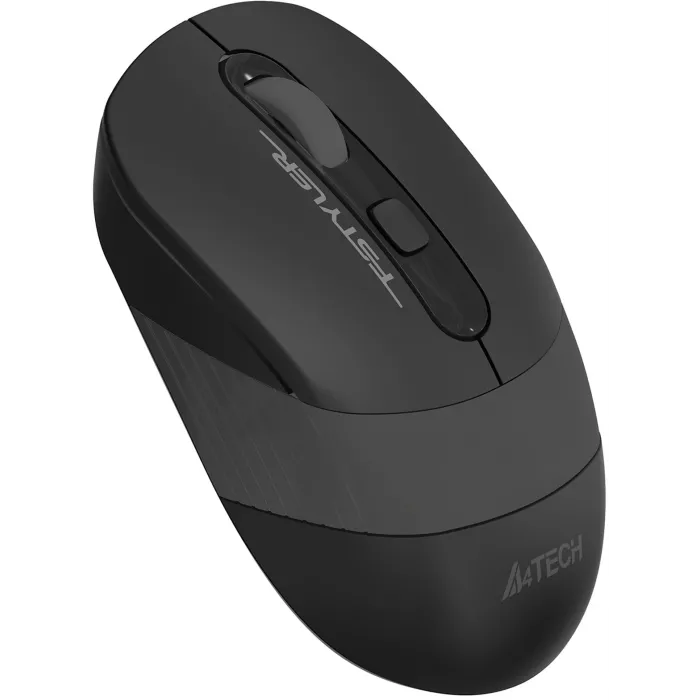 Мышь A4Tech Fstyler FG10S черный/серый оптическая 2000dpi silent беспров. USB для ноутбука 4but (FG10S GREY)