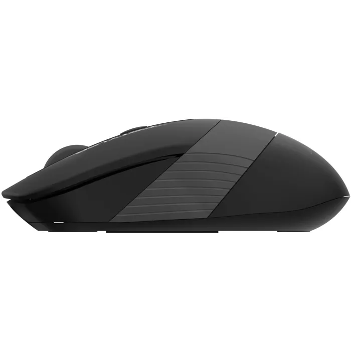 Мышь A4Tech Fstyler FG10S черный/серый оптическая 2000dpi silent беспров. USB для ноутбука 4but (FG10S GREY)