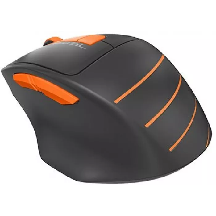 Мышь A4Tech Fstyler FG30S серый/оранжевый оптическая 2000dpi silent беспров. USB 6but (FG30S ORANGE)