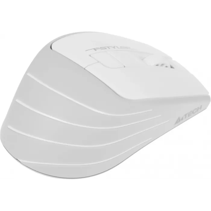 Мышь A4Tech Fstyler FG30S белый/серый оптическая 2000dpi silent беспров. USB 6but (FG30S WHITE)