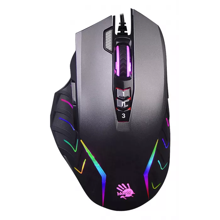 Мышь A4Tech Bloody J95s серый оптическая 8000dpi USB 9but (J95S GREY)