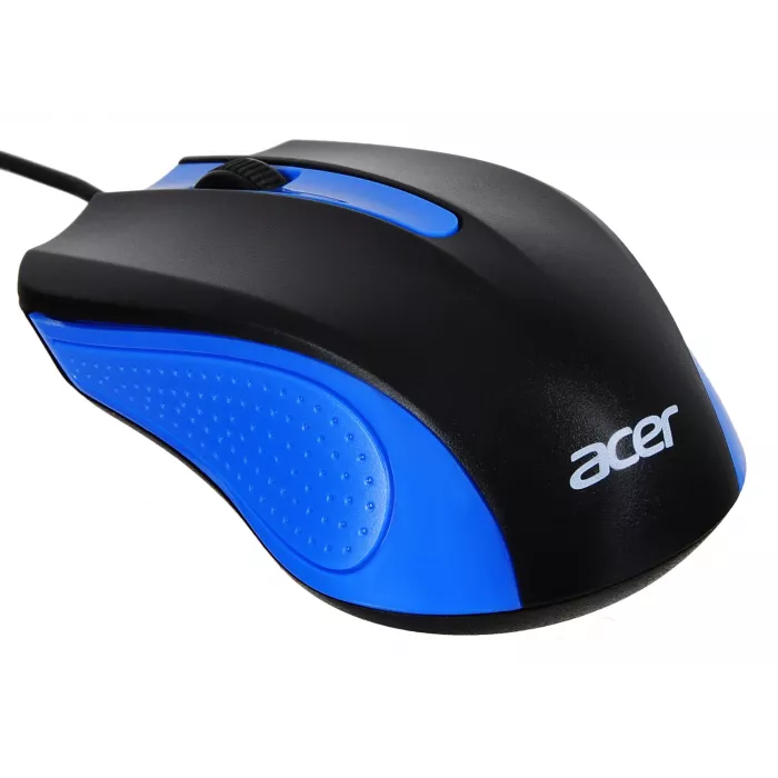 Мышь Acer OMW011 черный/синий оптическая 1200dpi USB 3but (ZL.MCEEE.002)