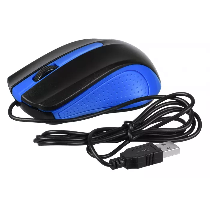 Мышь Acer OMW011 черный/синий оптическая 1200dpi USB 3but (ZL.MCEEE.002)