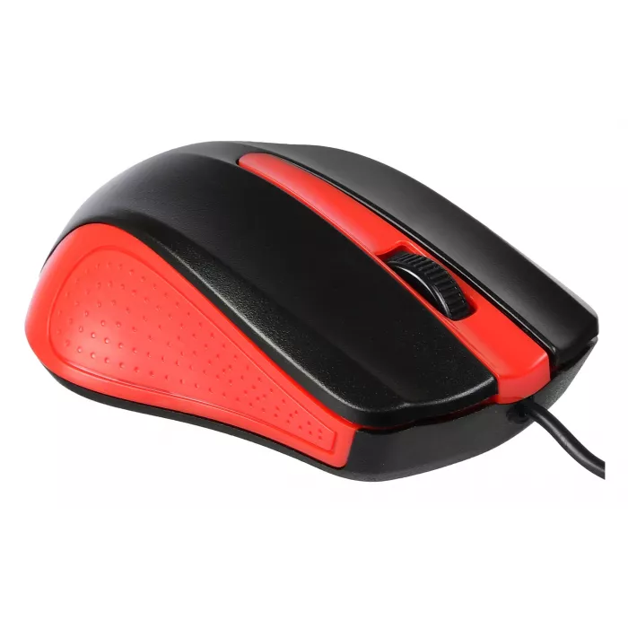 Мышь Acer OMW012 черный/красный оптическая 1200dpi USB 3but (ZL.MCEEE.003)