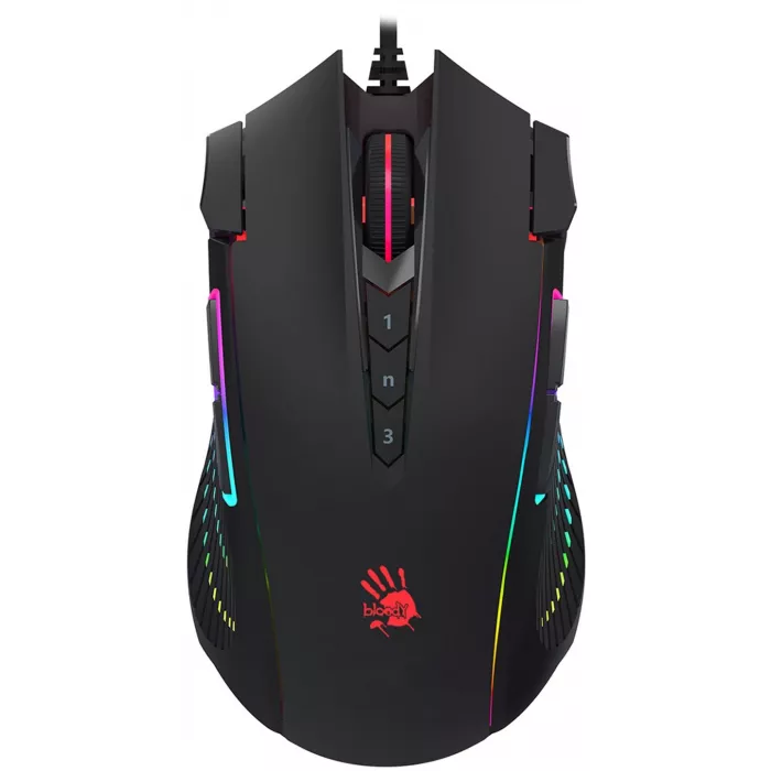 Мышь A4Tech Bloody J90s черный оптическая 8000dpi USB 12but (J90S BLACK ACTIVATED)