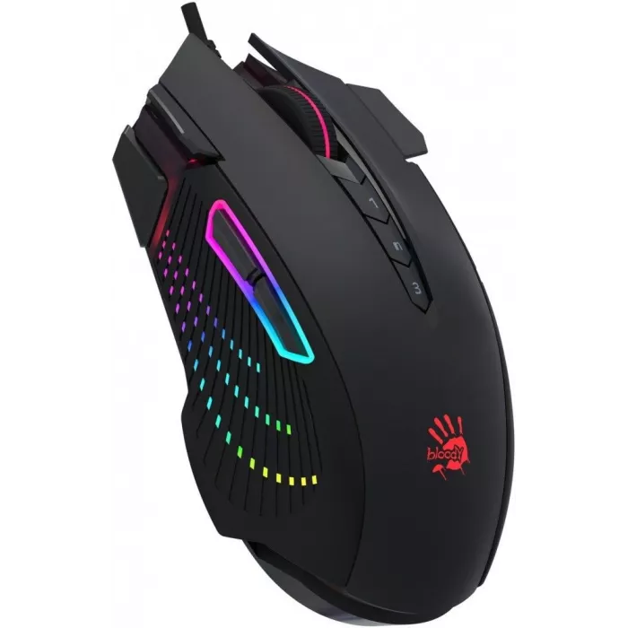 Мышь A4Tech Bloody J90s черный оптическая 8000dpi USB 12but (J90S BLACK ACTIVATED)