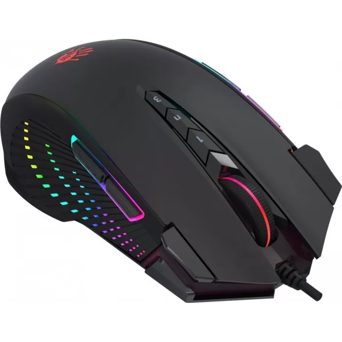 Мышь A4Tech Bloody J90s черный оптическая 8000dpi USB 12but (J90S BLACK ACTIVATED)