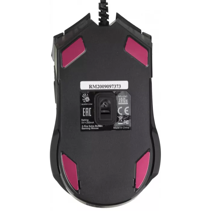 Мышь A4Tech Bloody J90s черный оптическая 8000dpi USB 12but (J90S BLACK ACTIVATED)