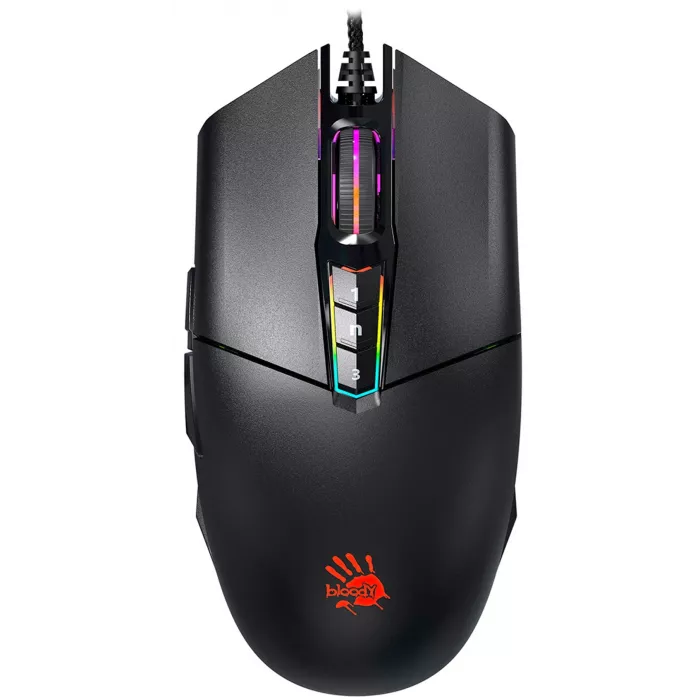 Мышь A4Tech Bloody P91s черный оптическая 8000dpi USB 8but (P91S BLACK ACTIVATED)