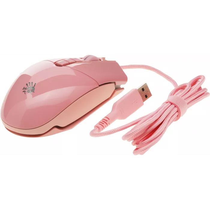 Мышь A4Tech Bloody P91s розовый оптическая 8000dpi USB 8but (P91S PINK ACTIVATED)