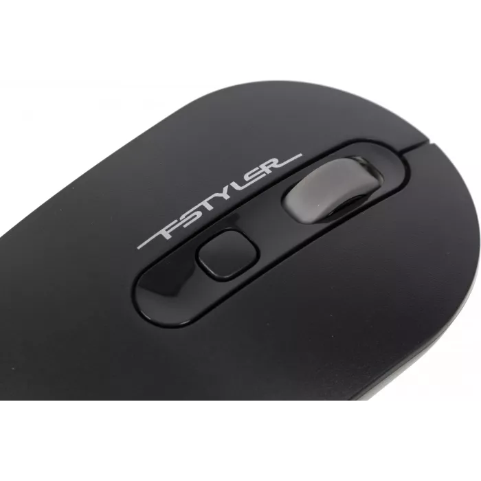 Мышь A4Tech Fstyler FG20 серый оптическая 2000dpi беспров. USB для ноутбука 4but (FG20 GREY)