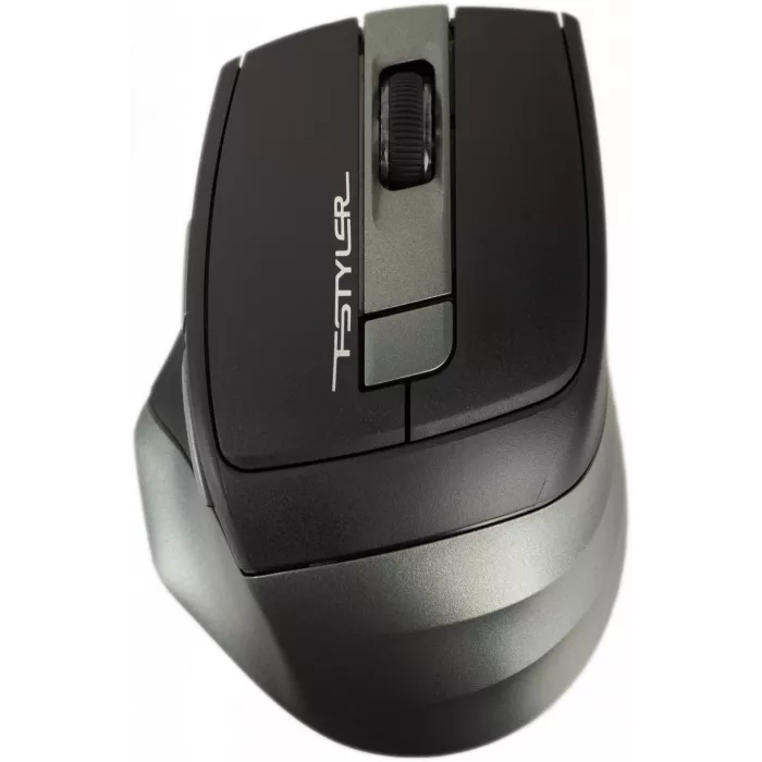 Мышь A4Tech Fstyler FB35 зеленый/черный оптическая 2000dpi беспров. BT/Radio USB для ноутбука 6but (FB35 MIDLIGHT GREEN)
