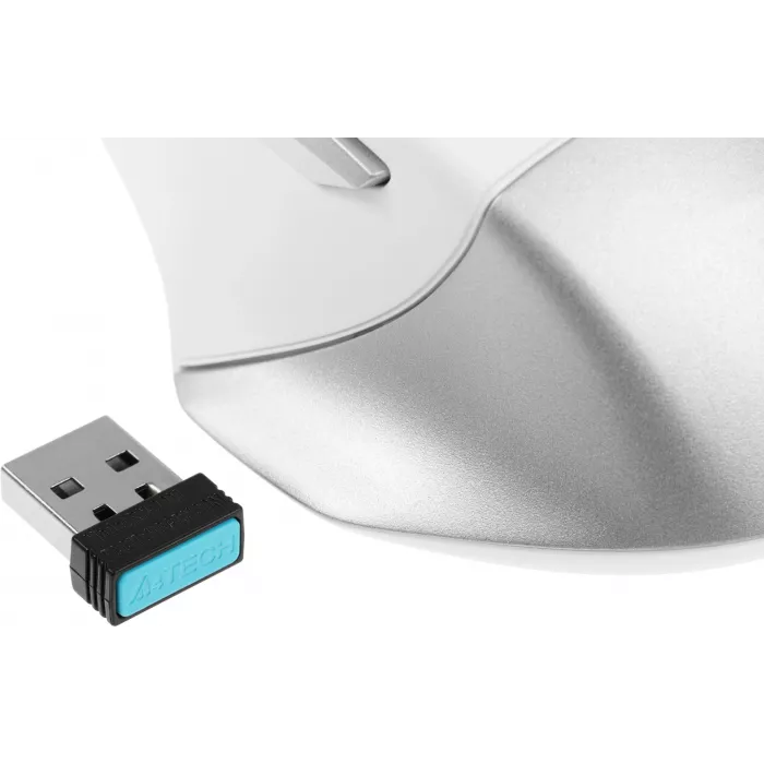 Мышь A4Tech Fstyler FB35 белый/серый оптическая 2000dpi беспров. BT/Radio USB для ноутбука 6but (FB35 ICY WHITE)