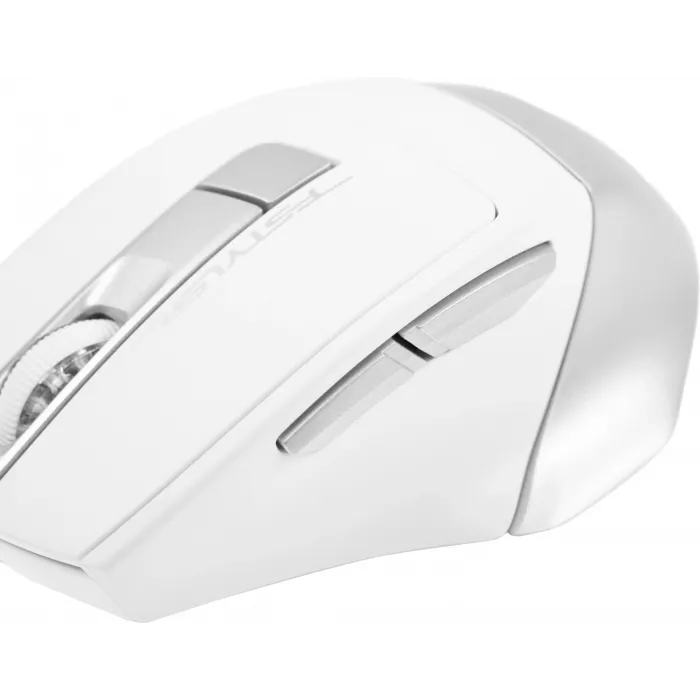 Мышь A4Tech Fstyler FB35 белый/серый оптическая 2000dpi беспров. BT/Radio USB для ноутбука 6but (FB35 ICY WHITE)