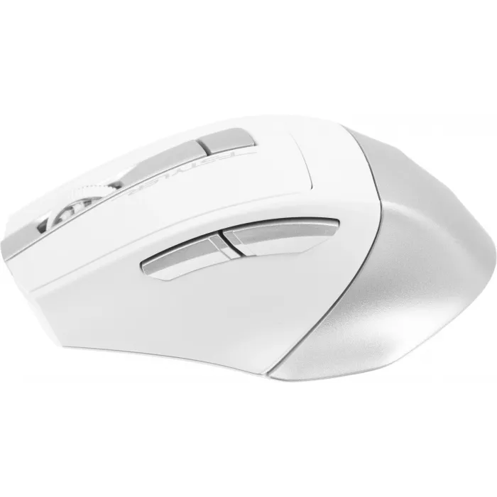 Мышь A4Tech Fstyler FB35 белый/серый оптическая 2000dpi беспров. BT/Radio USB для ноутбука 6but (FB35 ICY WHITE)