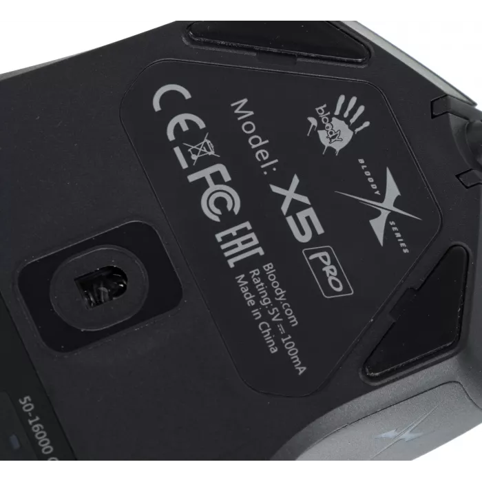 Мышь A4Tech Bloody X5 Pro черный оптическая 16000dpi USB 9but