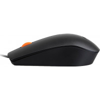 Мышь Lenovo 300 черный/оранжевый оптическая 1600dpi USB для ноутбука 2but (GX30M39704)