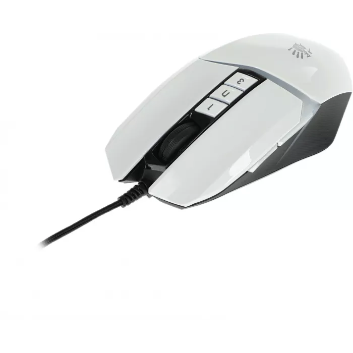 Мышь A4Tech Bloody W60 Max белый оптическая 10000dpi USB 10but (W60 MAX (PANDA WHITE))