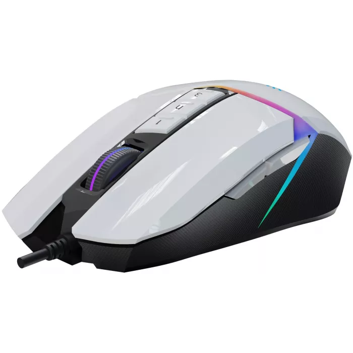 Мышь A4Tech Bloody W60 Max белый оптическая 10000dpi USB 10but (W60 MAX (PANDA WHITE))