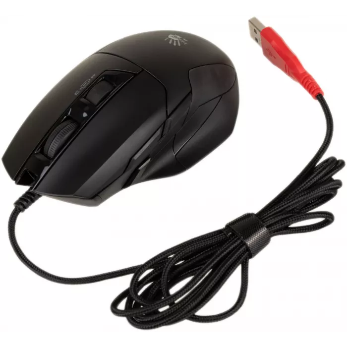 Мышь A4Tech Bloody W70 Max черный оптическая 10000dpi USB 10but (W70 MAX (STONE BLACK))
