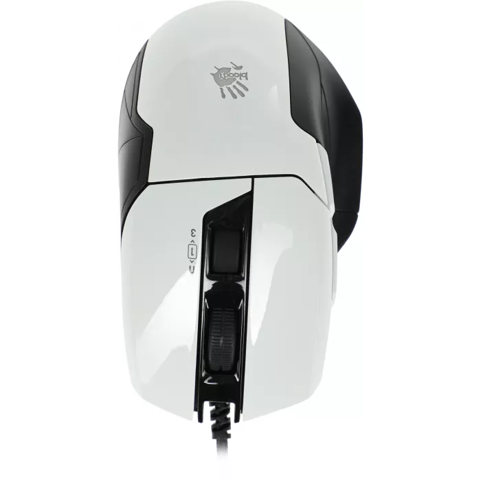Мышь A4Tech Bloody W70 Max белый/черный оптическая 10000dpi USB 10but (W70 MAX (PANDA WHITE))
