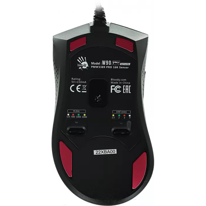 Мышь A4Tech Bloody W90 Pro черный оптическая 16000dpi USB 10but