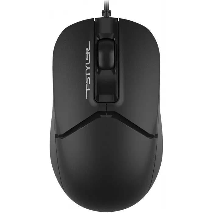 Мышь A4Tech Fstyler FM12S черный оптическая 1200dpi silent USB 3but (FM12S BLACK)