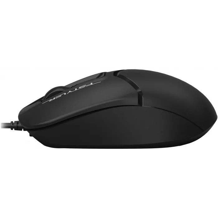 Мышь A4Tech Fstyler FM12S черный оптическая 1200dpi silent USB 3but (FM12S BLACK)