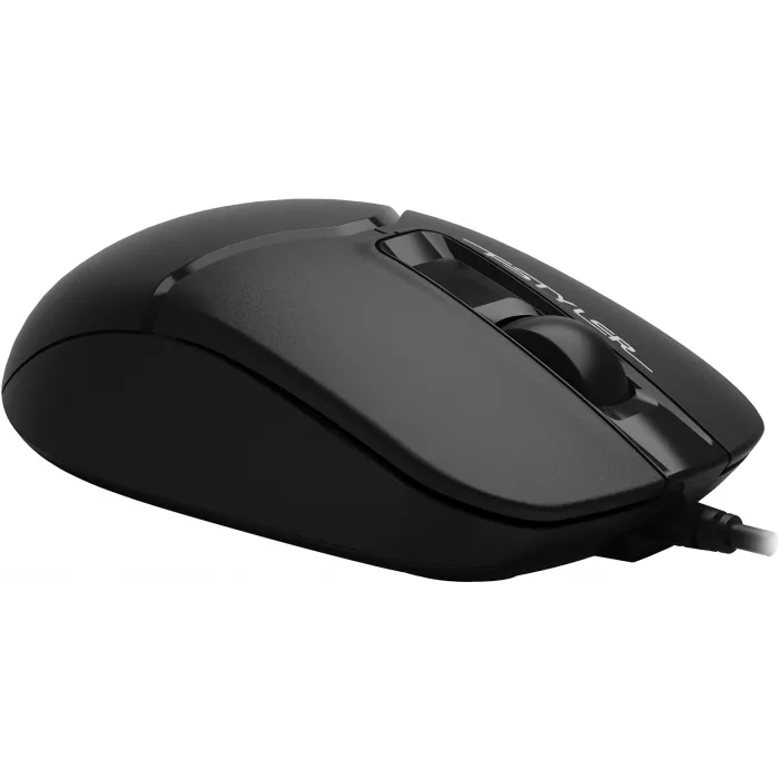 Мышь A4Tech Fstyler FM12S черный оптическая 1200dpi silent USB 3but (FM12S BLACK)