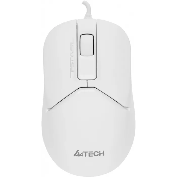 Мышь A4Tech Fstyler FM12S белый оптическая 1200dpi silent USB 3but (FM12S WHITE)