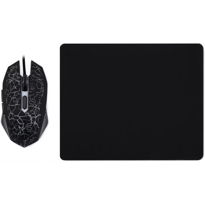 Мышь Оклик 896G черный оптическая 12800dpi USB для ноутбука 5but (1431690)