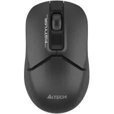 Мышь A4Tech Fstyler FG12S черный оптическая 1200dpi silent беспров. USB 3but (FG12S BLACK)