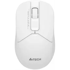 Мышь A4Tech Fstyler FG12S белый оптическая 1200dpi silent беспров. USB 3but