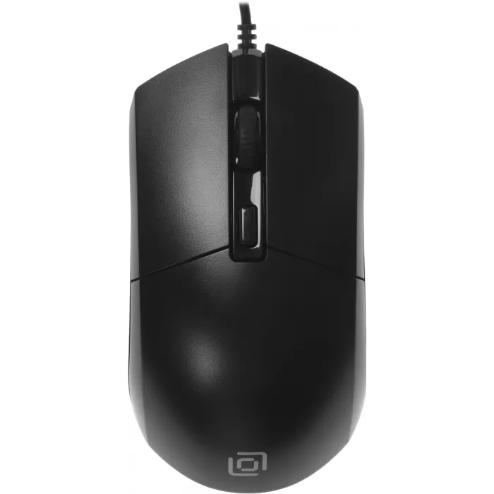 Мышь Оклик 207M черный оптическая 2400dpi USB 4but (1474598)