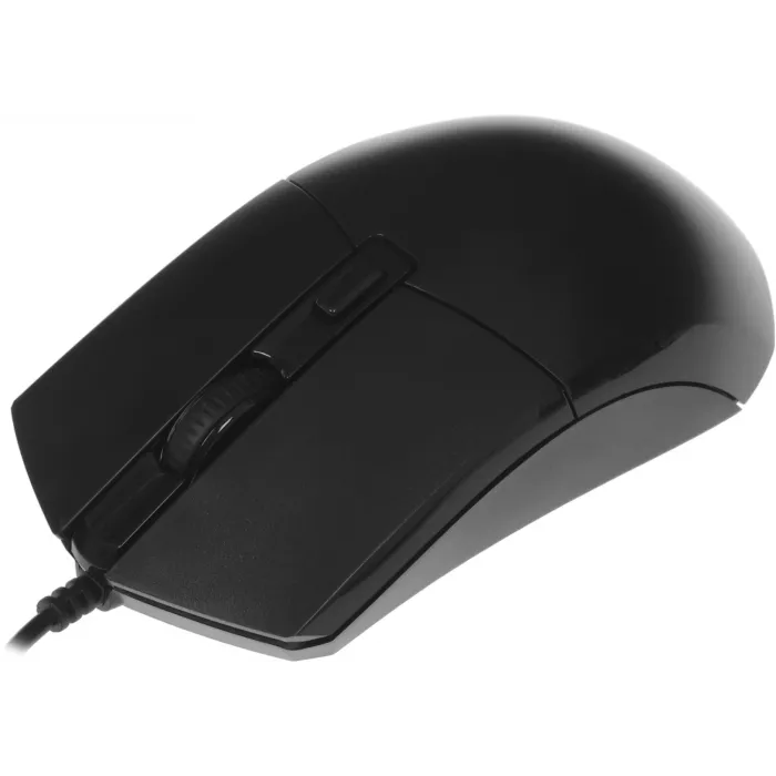 Мышь Оклик 207M черный оптическая 2400dpi USB 4but (1474598)